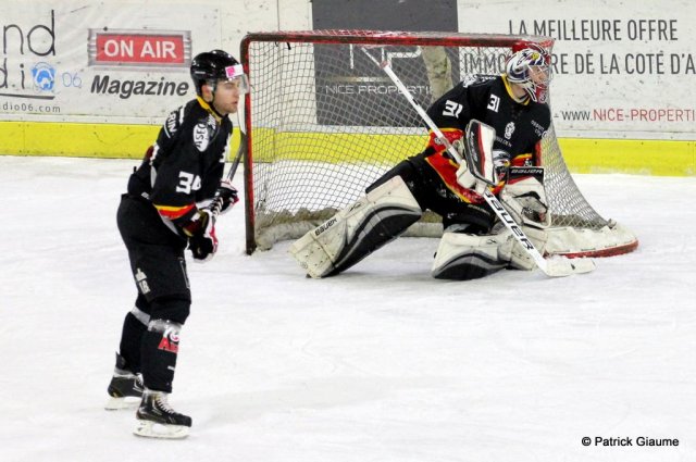 Photo hockey match Nice - Caen  le 16/01/2016