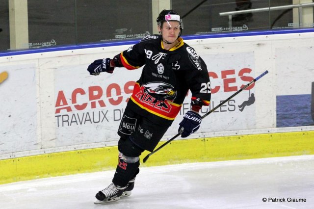 Photo hockey match Nice - Caen  le 16/01/2016