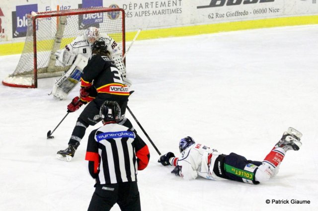 Photo hockey match Nice - Caen  le 16/01/2016