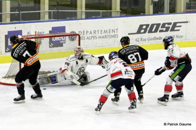 Photo hockey match Nice - Caen  le 16/01/2016