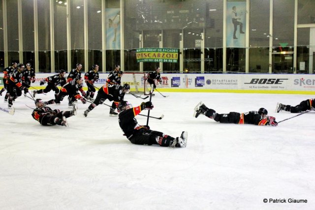 Photo hockey match Nice - Caen  le 16/01/2016