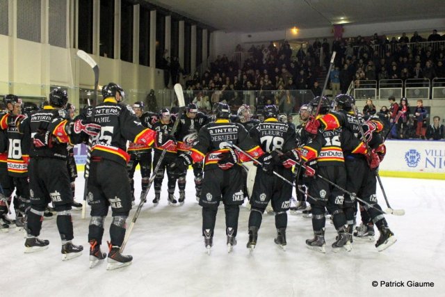Photo hockey match Nice - Caen  le 16/01/2016