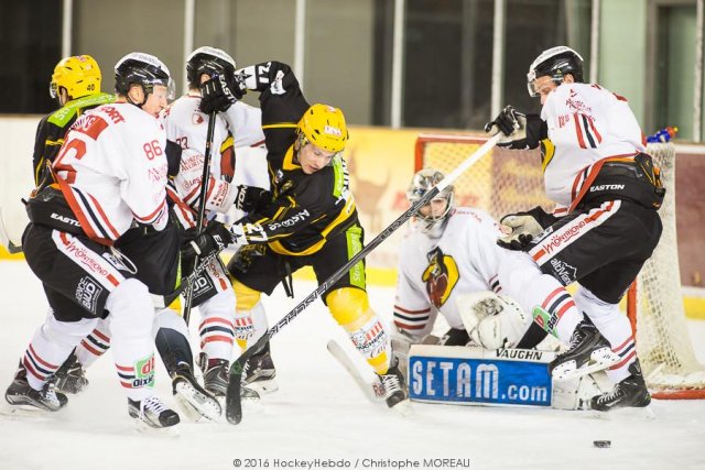 Photo hockey match Strasbourg  - Morzine-Avoriaz le 16/01/2016