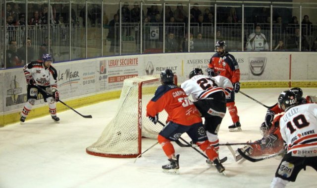 Photo hockey match Angers  - Lyon le 16/01/2016