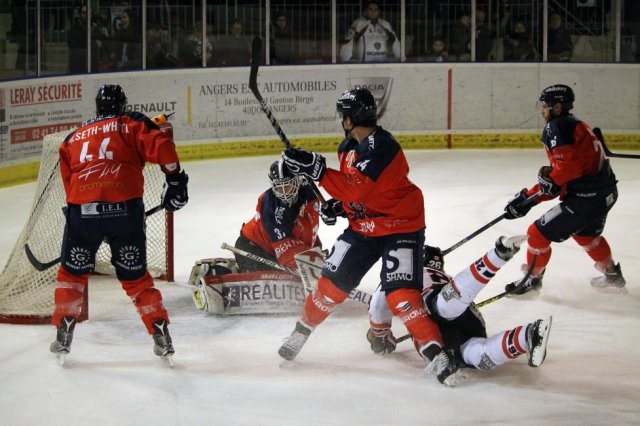 Photo hockey match Angers  - Lyon le 16/01/2016