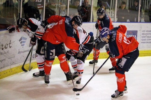 Photo hockey match Angers  - Lyon le 16/01/2016