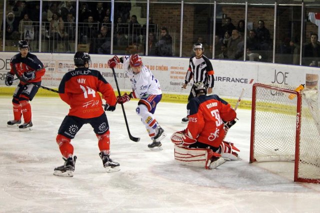 Photo hockey match Angers  - Lyon le 16/01/2016
