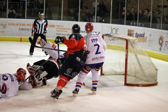 Photo hockey match Angers  - Lyon le 16/01/2016