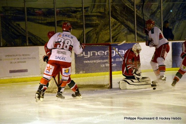 Photo hockey match Courbevoie  - Anglet le 19/01/2016