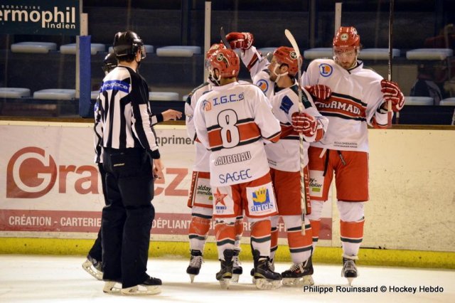 Photo hockey match Courbevoie  - Anglet le 19/01/2016