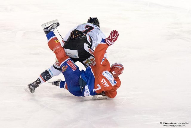 Photo hockey match Lyon - Amiens  le 19/01/2016