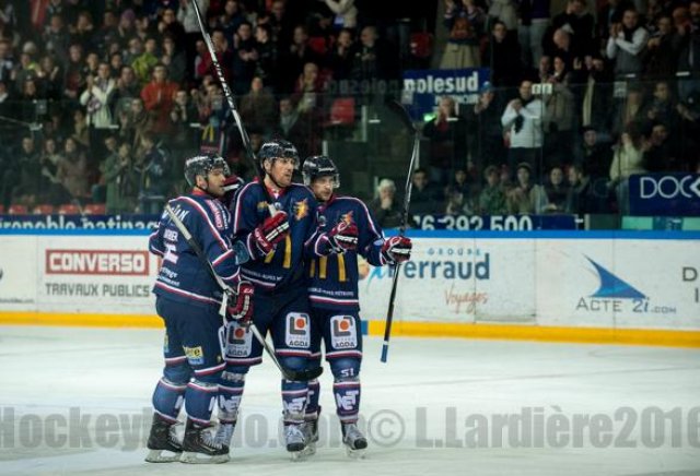 Photo hockey match Grenoble  - Chamonix  le 19/01/2016