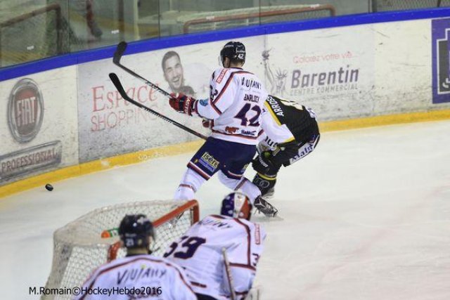 Photo hockey match Rouen - Grenoble  le 22/01/2016