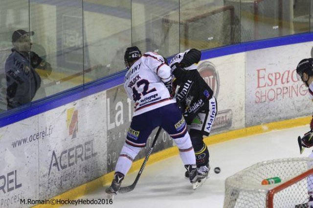 Photo hockey match Rouen - Grenoble  le 22/01/2016