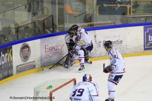 Photo hockey match Rouen - Grenoble  le 22/01/2016