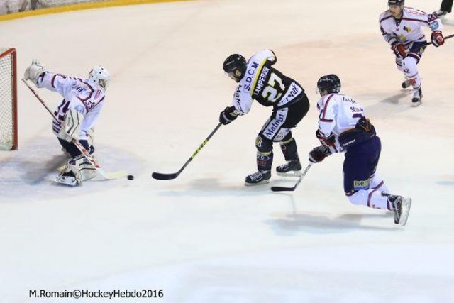 Photo hockey match Rouen - Grenoble  le 22/01/2016