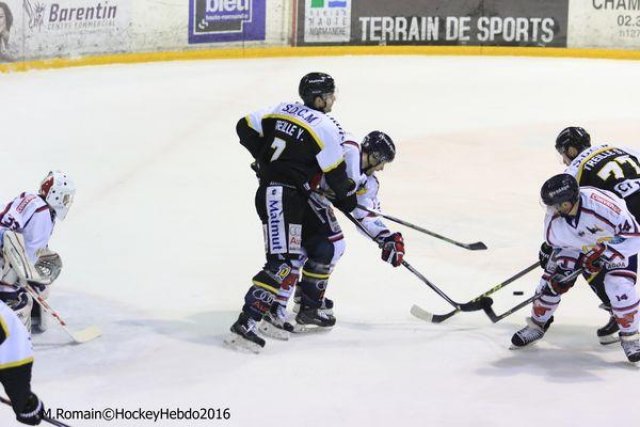 Photo hockey match Rouen - Grenoble  le 22/01/2016