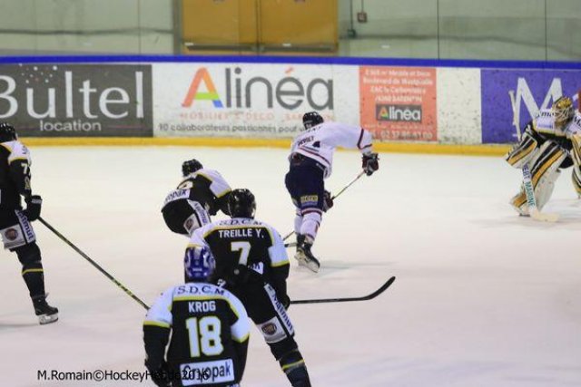 Photo hockey match Rouen - Grenoble  le 22/01/2016