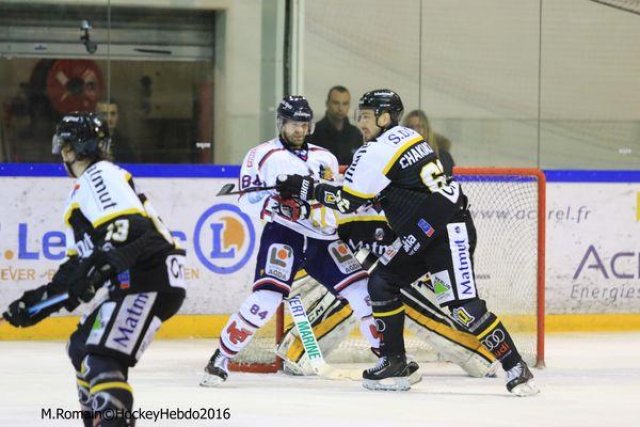 Photo hockey match Rouen - Grenoble  le 22/01/2016