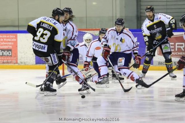 Photo hockey match Rouen - Grenoble  le 22/01/2016
