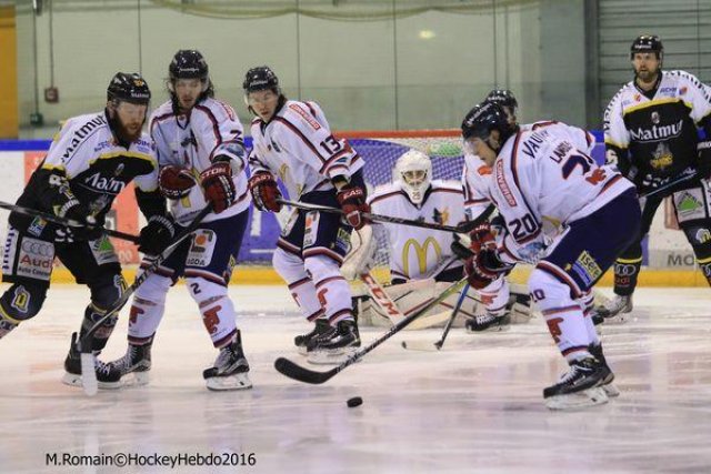 Photo hockey match Rouen - Grenoble  le 22/01/2016