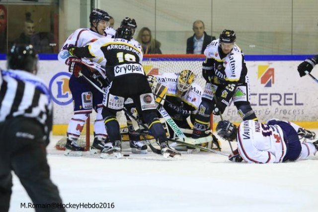 Photo hockey match Rouen - Grenoble  le 22/01/2016