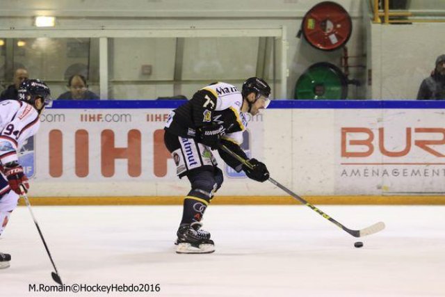 Photo hockey match Rouen - Grenoble  le 22/01/2016