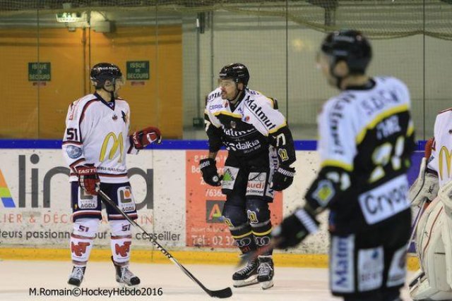 Photo hockey match Rouen - Grenoble  le 22/01/2016