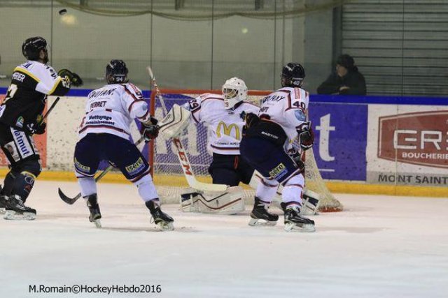Photo hockey match Rouen - Grenoble  le 22/01/2016