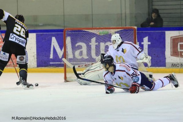 Photo hockey match Rouen - Grenoble  le 22/01/2016