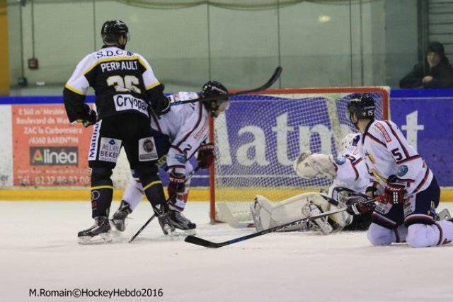 Photo hockey match Rouen - Grenoble  le 22/01/2016