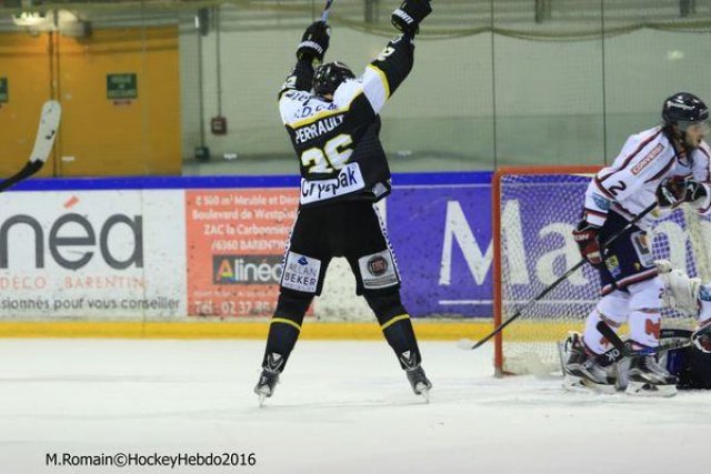 Photo hockey match Rouen - Grenoble  le 22/01/2016