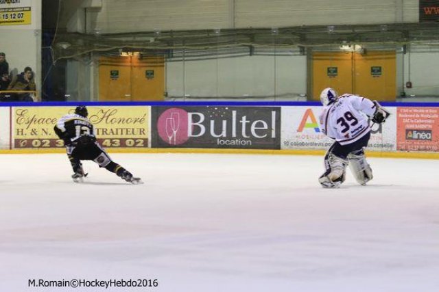 Photo hockey match Rouen - Grenoble  le 22/01/2016
