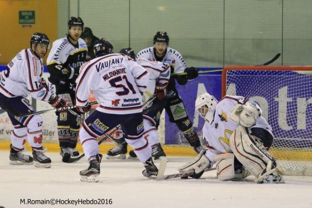 Photo hockey match Rouen - Grenoble  le 22/01/2016