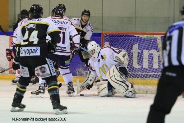 Photo hockey match Rouen - Grenoble  le 22/01/2016