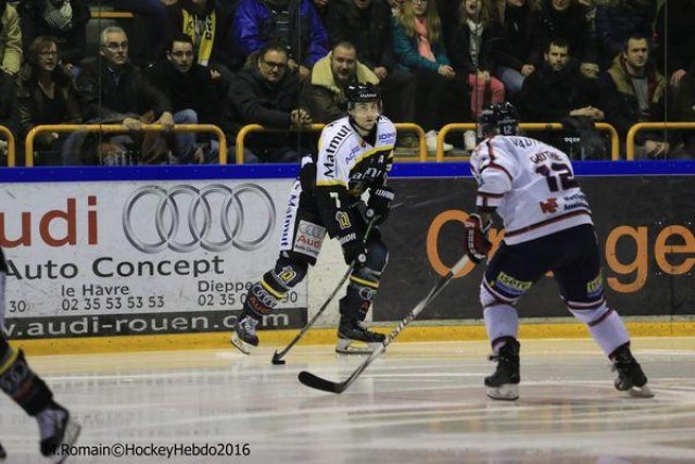 Photo hockey match Rouen - Grenoble  le 22/01/2016