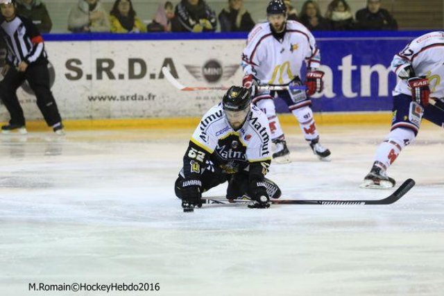 Photo hockey match Rouen - Grenoble  le 22/01/2016