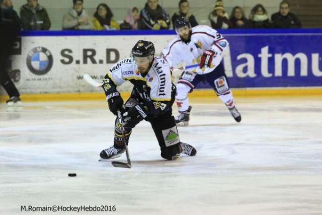 Photo hockey match Rouen - Grenoble  le 22/01/2016