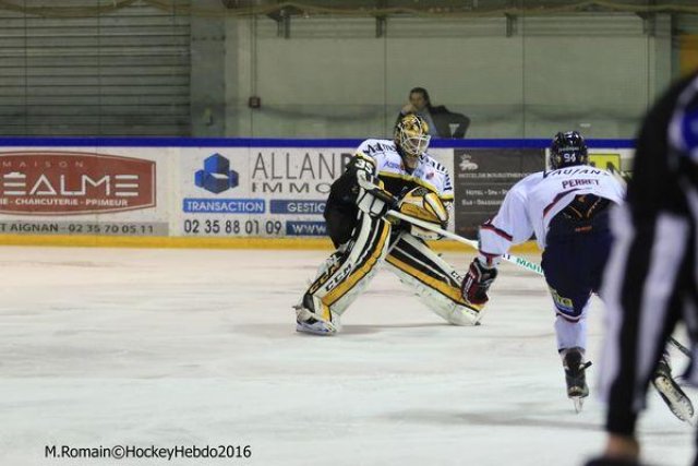 Photo hockey match Rouen - Grenoble  le 22/01/2016