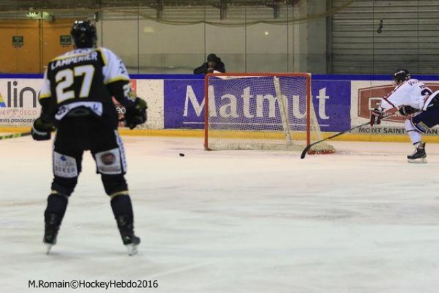 Photo hockey match Rouen - Grenoble  le 22/01/2016