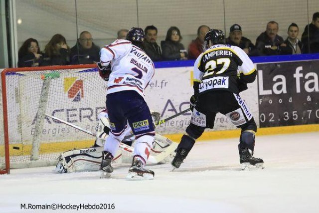 Photo hockey match Rouen - Grenoble  le 22/01/2016