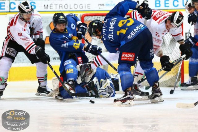 Photo hockey match Chamonix  - Morzine-Avoriaz le 23/01/2016
