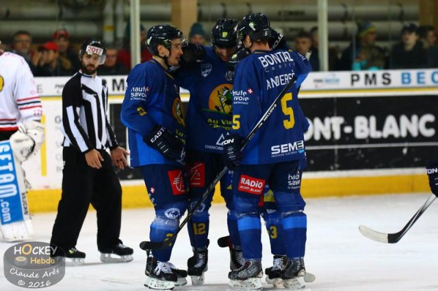 Photo hockey match Chamonix  - Morzine-Avoriaz le 23/01/2016