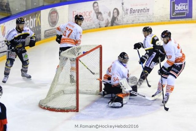 Photo hockey match Rouen - Epinal  le 24/01/2016