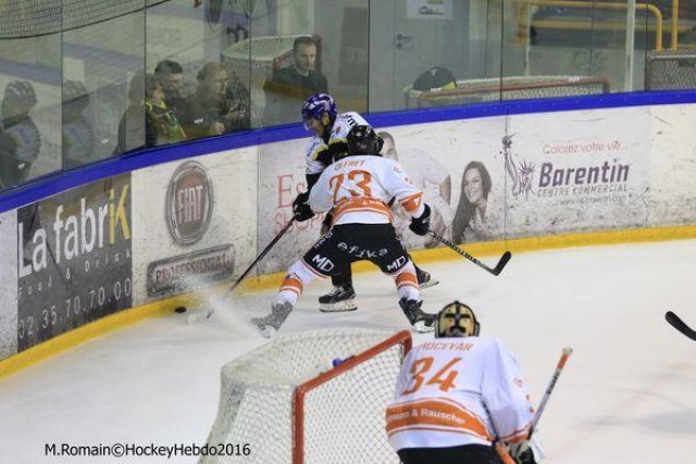 Photo hockey match Rouen - Epinal  le 24/01/2016