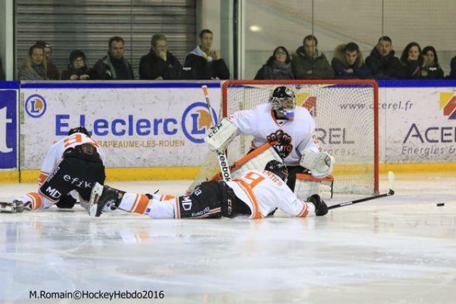 Photo hockey match Rouen - Epinal  le 24/01/2016