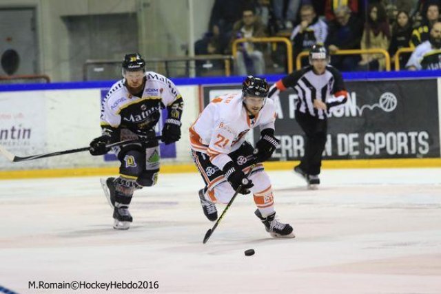 Photo hockey match Rouen - Epinal  le 24/01/2016
