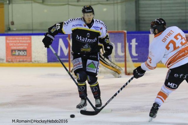 Photo hockey match Rouen - Epinal  le 24/01/2016