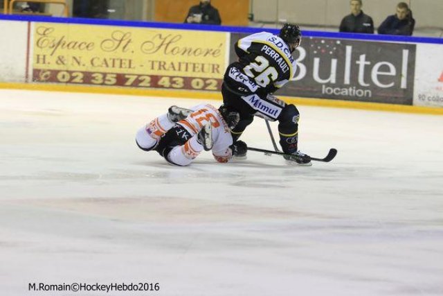 Photo hockey match Rouen - Epinal  le 24/01/2016