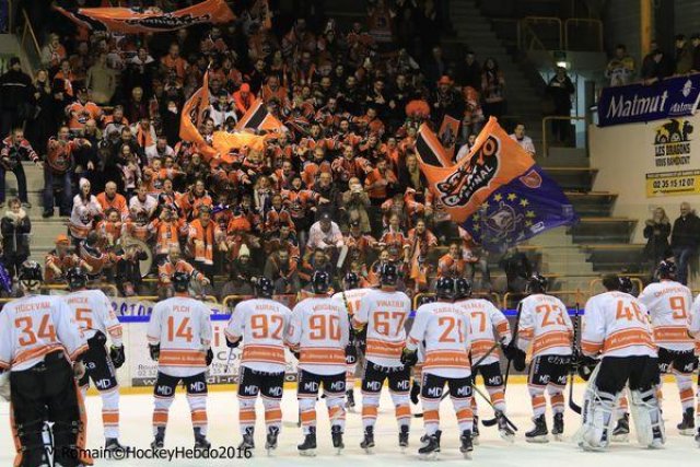 Photo hockey match Rouen - Epinal  le 24/01/2016